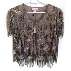 Miss Selfridge Sequin Jacket NWT